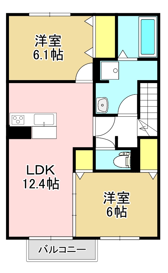 D-room馬場山の間取り