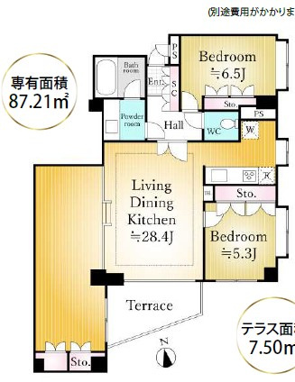ソブリン洗足の間取り