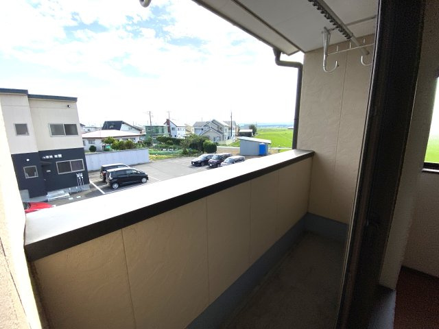 ハッピーロードBのバルコニー