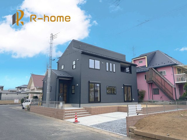 小美玉市清風台団地5期　新築戸建て　1号棟の外観|ご予約を頂ければ、『平日』はもちろん『早朝』や『夜間』もご見学可能です♪お気軽にお申し付けください♪