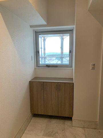 アーサヒルズD棟の玄関