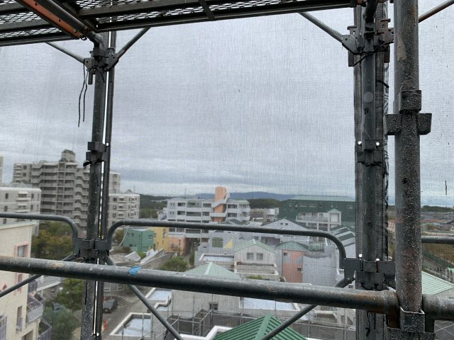 アーサヒルズD棟の展望|明石大橋を望む