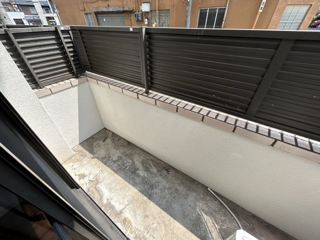 グリーンビュー田川のバルコニー