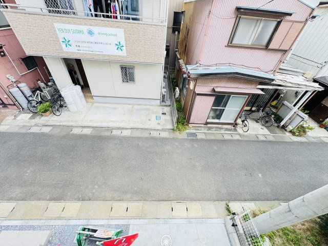 三郷市中央５丁目新築戸建（中央７期）の展望|バルコニーより道路側眺望