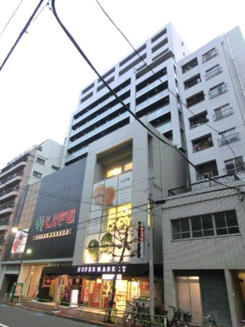 RESIDIA新御徒町Ⅱの外観|レジディア新御徒町Ⅱの外観です、１階がスーパー