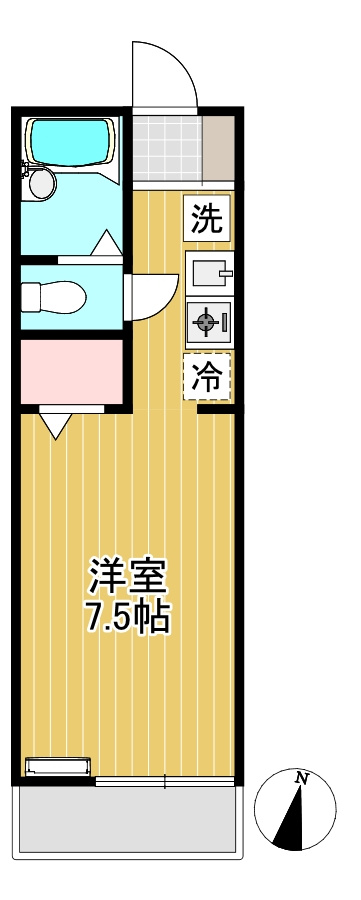 キャッスル　Ⅰの間取り