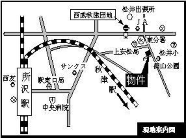 サン所沢の地図|★案内図★