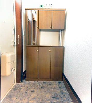 【玄関】 | パレス・エスポアⅠ | 収納多い下駄箱