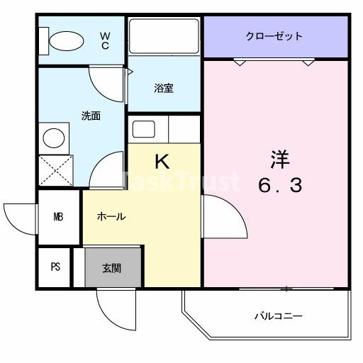【間取り】 | サンバニー都島