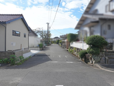 【前面道路含む現地写真】 | 四日市市高花平１丁目 | 前面道路