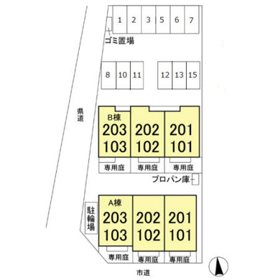 【区画図】 | サンモール(川越) Ａ