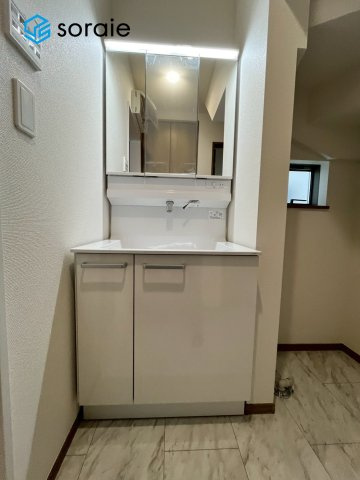 所沢市東所沢3丁目　新築戸建　ハートフルタウンの独立洗面台|2月2日 撮影