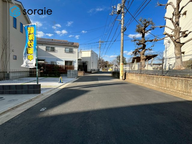 所沢市東所沢3丁目　新築戸建　ハートフルタウンの前面道路含む現地写真|2月2日 撮影