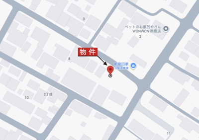 【地図】 | 鈴鹿市野町西2丁目《1号棟》 | 詳細Map