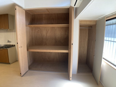 【収納】 | 浜添アパート北棟 | 幅広の収納スペース