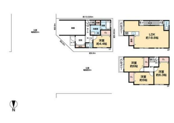 大阪市鶴見区今津南3丁目の間取り