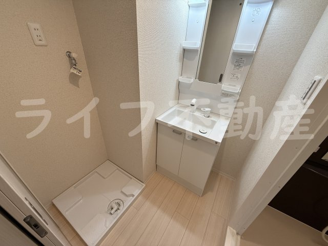 Urban Court Fuseの洗面所|スペースが確保できる洗面所です