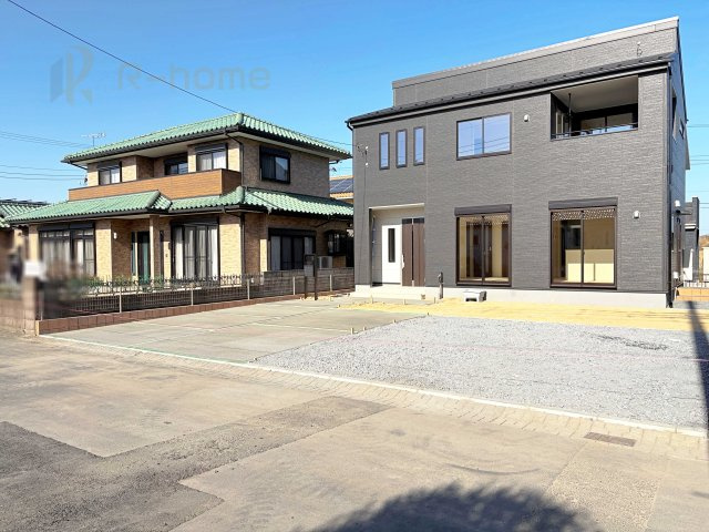 ひたちなか市阿字ヶ浦町5期　新築戸建て　1号棟の駐車場|4台駐車できるカースペース！