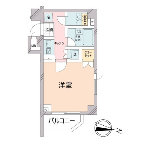 ルーブル中野坂上参番館の間取り