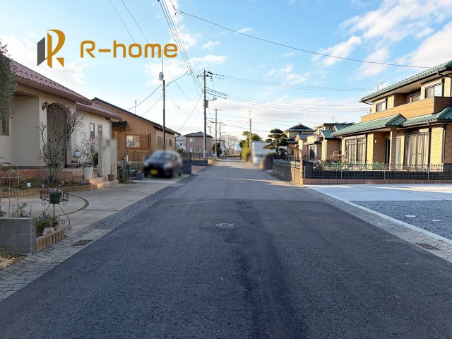 ひたちなか市阿字ヶ浦町5期　新築戸建て　2号棟の前面道路含む現地写真|周辺環境も併せて案内致します♪
閑静な住宅地で笑顔あふれる新生活！
ぜひ現地へお越しください♪