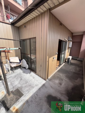 信濃ハイツのバルコニー