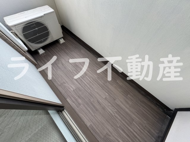 パークモダン高井田のバルコニー|落ち着いた時間を過ごせるバルコニーです