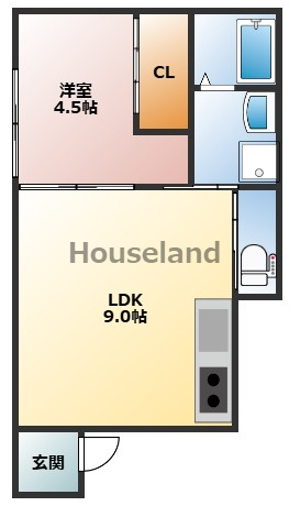 N　MAISON島橋の間取り