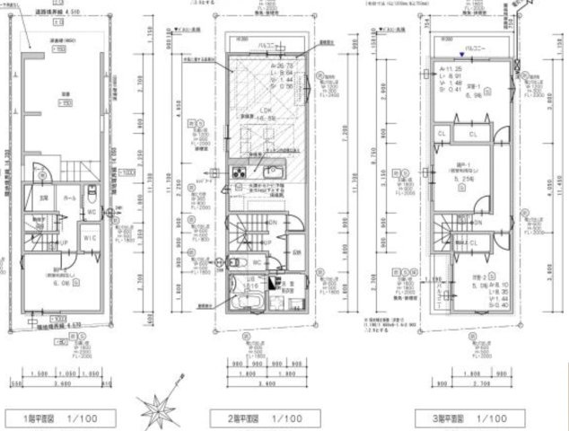 大道南1 新築戸建の間取り