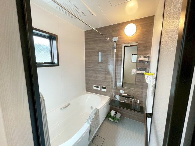 大道南1 新築戸建の浴室|コンパクトで使いやすいお風呂です