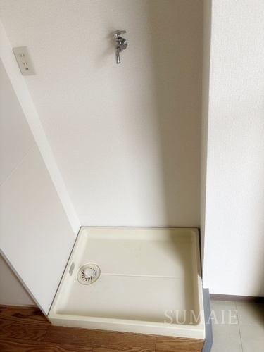 芝ハイツの内装|洗濯機置き場です。