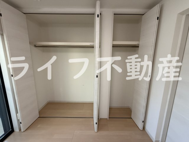 荒本フラワーレジデンスの収納|こまごまとしたものを収納できそうですね