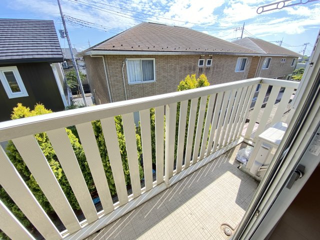 アモールⅡCのバルコニー