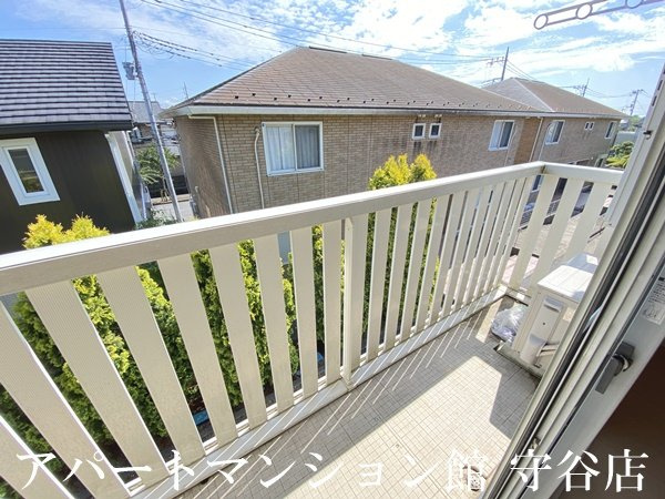 アモールⅡCのバルコニー