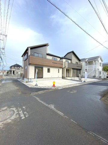 【外観】 | 川越市豊田町二丁目　新築戸建　1号棟 | 足場外れました！