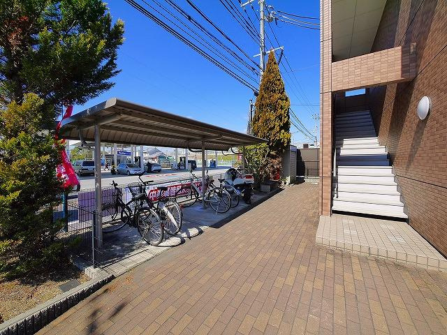 プランドール大和のその他共用部分|自転車置き場です