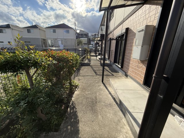 エイトハウス上野台のバルコニー