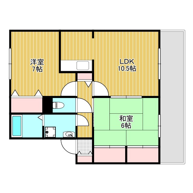 エイトハウス上野台の間取り