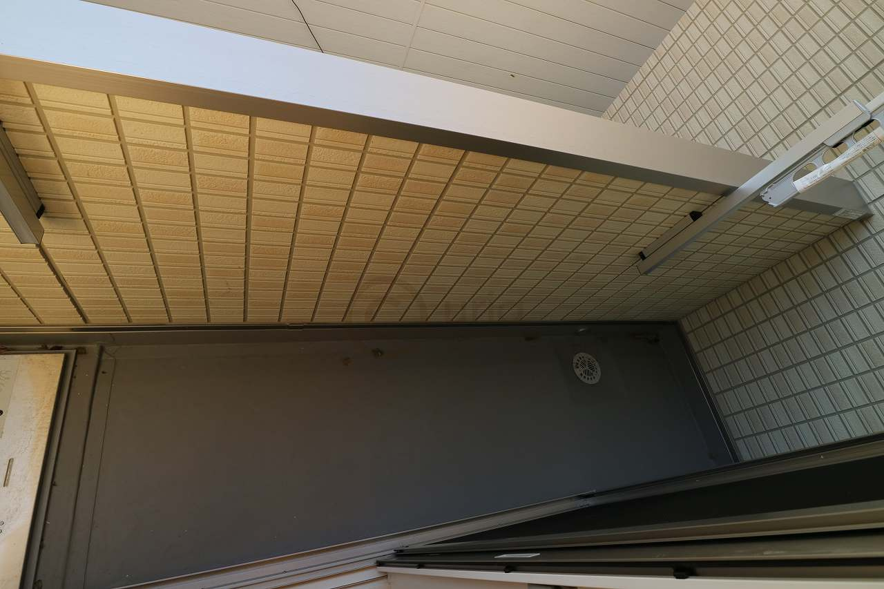 ローレル上河原のバルコニー