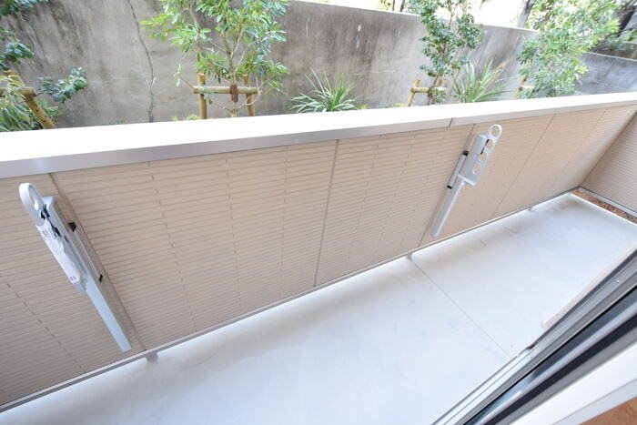 Raffinato東灘のバルコニー