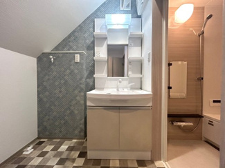 【独立洗面台】 | 右京区梅津中村町 | シャワー付き洗面台