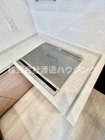 都島北通１丁目テラスハウスの設備|3口IHキッチン