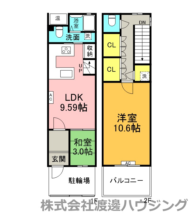 都島北通１丁目テラスハウスの間取り