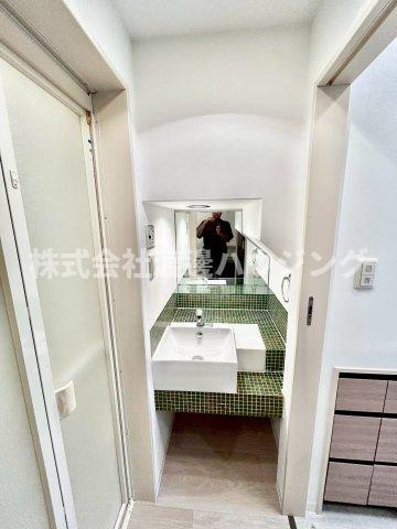 都島北通１丁目テラスハウスの洗面所