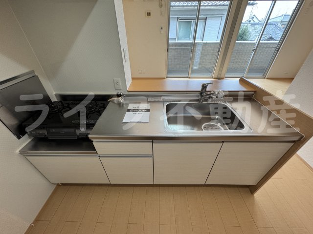 グレース中谷B棟のキッチン|お料理しやすいキッチンです