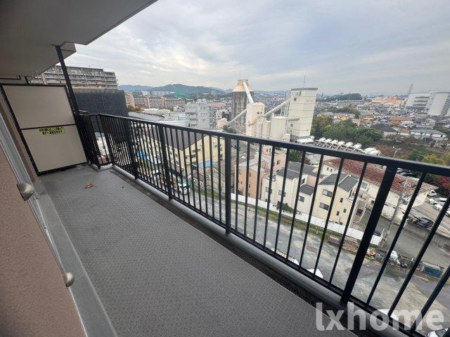 カルチェ茨木のバルコニー|広々としたバルコニーです