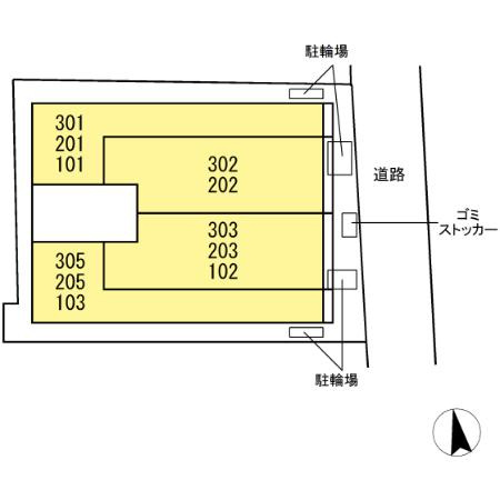 グラナーデ東日暮里の区画図