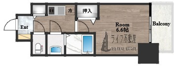 アドバンス大阪バレンシアの間取り