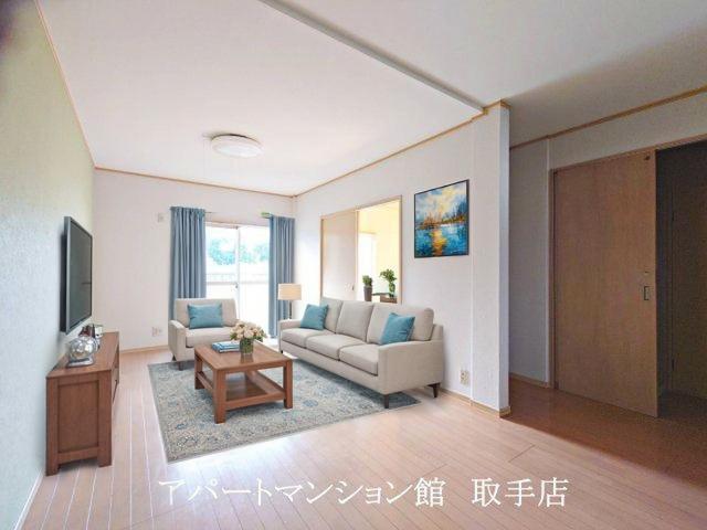 セントプラムの居間・リビング|CGで家具等を配置したものです。実際に家具等は含まれません。