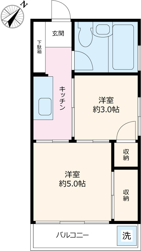 榛葉マンションの間取り