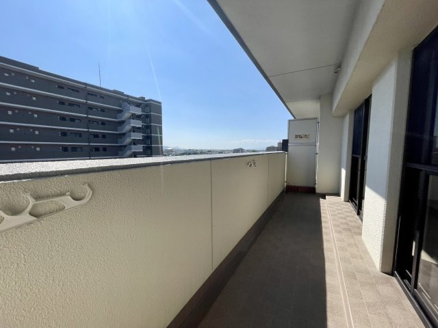 ヴォルフスガルテン熊本南B棟のバルコニー